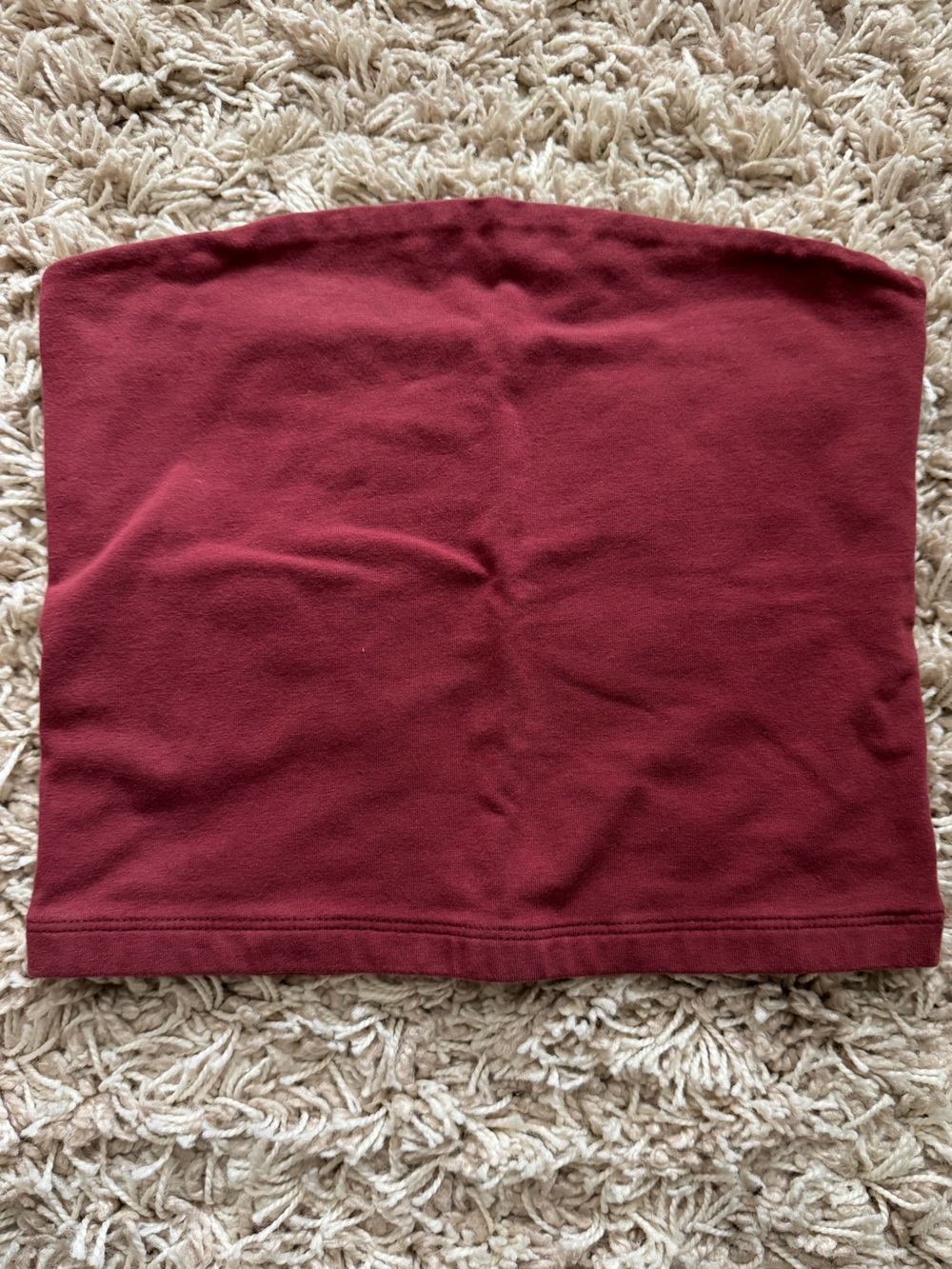 JOHN GALT BRANDY DARK RED TUBE TOP